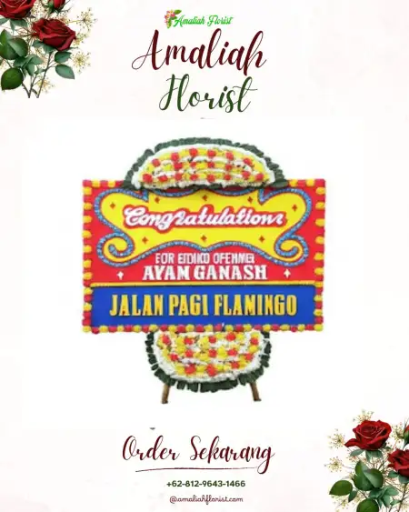 Sewa Papan Bunga Selaganggeng